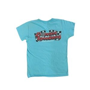 Florence speedway sky blue small unisex t-shirt